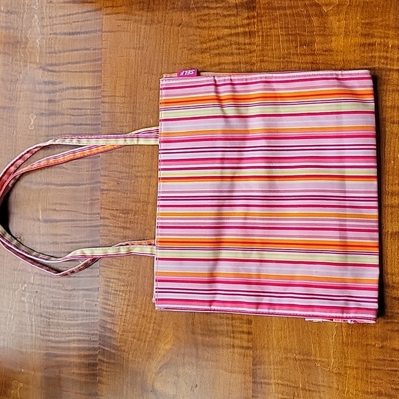 CARIBBEAN STRIPE MINI TOTE - Picture 3 of 7